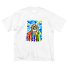 TAKE's artの笑うチンパンジー Big T-Shirt