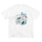 HYPERmeep!のいい波乗ってるねラッコ Big T-Shirt
