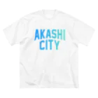 JIMOTOE Wear Local Japanの明石市 AKASHI CITY Big T-Shirt