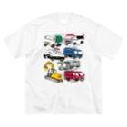 母アパレルのはたらくくるまシリーズ Big T-Shirt