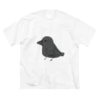 平和主義カラスの烏シャツ Big T-Shirt