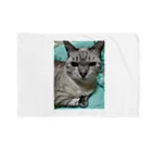 ねこの森でお散歩の微妙な顔をするかわいいシャムミックス Blanket