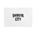 JIMOTOE Wear Local Japanの渋谷区 SHIBUYA WARD ロゴブラック Blanket