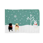 BUHITOLIFEのSNOW PUGS Blanket