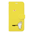 irusuのめだまやき Book-Style Smartphone Case