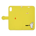 irusuのめだまやき Book-Style Smartphone Case:Opened (outside)