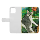 mimikororiのKING OF AOMORI Book-Style Smartphone Case:Opened (outside)