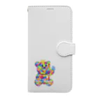 happy_autismのhalokuma （ハロクマ- A） Book-Style Smartphone Case