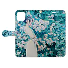 WHO-ka(フウカ)のazisai Book-Style Smartphone Case:Opened (outside)