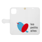 les petits ailesのles petits ailes Book-Style Smartphone Case:Opened (outside)