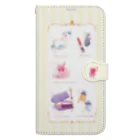 くちなしのNew cosmetic（L） Book-Style Smartphone Case