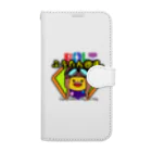 ふうたん遊道。®︎たんでむ夫婦BOLT旅。（まなぶ）【公式】のふうたんポヨ君手帳型スマホケース Book-Style Smartphone Case