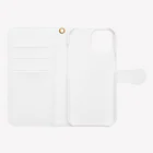 ヤママユ(ヤママユ・ペンギイナ)のピコアプテノディテス(よこ) Book-Style Smartphone Case