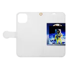 ワイルドファンタジーのスペースWORLD Book-Style Smartphone Case:Opened (outside)