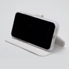 ヤママユ(ヤママユ・ペンギイナ)のピコアプテノディテス(よこ) Book-Style Smartphone Case :used as a stand
