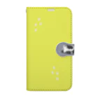 kirara12_18の福を呼ぶ！！かぎしっぽねこ大ちゃん黄 Book-Style Smartphone Case
