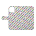 ぼくわたチャンネルのバランボン柄 Book-Style Smartphone Case:Opened (outside)