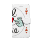 ひなげし商店のオール三重／ワニくん Book-Style Smartphone Case