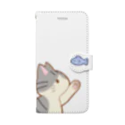 かわいいもののおみせ　いそぎんちゃくのお魚にゃー　サバ白 Book-Style Smartphone Case