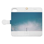 のびたのちょっと綺麗なスマホケース Book-Style Smartphone Case:Opened (outside)