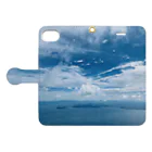Nienaの琵琶湖の空 Book-Style Smartphone Case:Opened (outside)