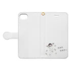M-designのお金持ちになったナース Book-Style Smartphone Case:Opened (outside)