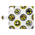   BRUTUS-19のフレブル手帳型スマホケース Book-Style Smartphone Case:Opened (outside)