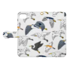 LOTORIのサギまみれ Book-Style Smartphone Case:Opened (outside)