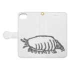 はんこや　のののカナダスピス Book-Style Smartphone Case:Opened (outside)