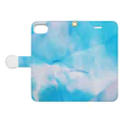 momo_emiの2021夏　涼しげ Book-Style Smartphone Case:Opened (outside)
