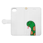 ノノSHOPのあなこんださん Book-Style Smartphone Case:Opened (outside)