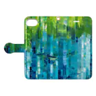Atelier HILOのReflection Tourmaline  Book-Style Smartphone Case:Opened (outside)