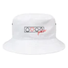 うっちー@ポーカーのFour Suits Bucket Hat