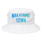 JIMOTOE Wear Local Japanの中山町 NAKAYAMA TOWN Bucket Hat