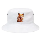 Mr.ハムスターマスターの指を刺すハムスター Bucket Hat