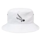 『Nothing Is Real』-- IN SUZURIのHappiness Is The Truth!（黒） Bucket Hat