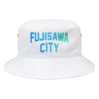 JIMOTOE Wear Local Japanの藤沢市 FUJISAWA CITY Bucket Hat