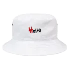 AIC(ｱｲｸ)のHELLO(赤字+黒字) Bucket Hat