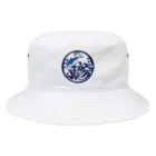 あたみ食堂の鯵AJI-紺 Bucket Hat