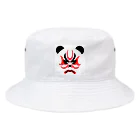日々好日屋2号店の隈取りパンダ Bucket Hat