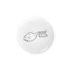 ひよこのゆきちのあわわおばけ ( 線のみ ) Tin Badge