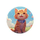 ネオン街/Neon Streetの魔法猫TIYCHA Tin Badge