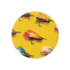 とーかい釣り日和のカラフルフライ・パターン Tin Badge