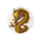 開運アート・グッズ専門店『Kizuna』の開運金龍2 Tin Badge
