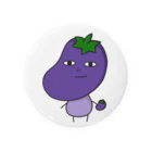 なすびのなすと友達 Tin Badge