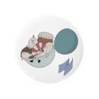 眠みの集合ガチャ Tin Badge