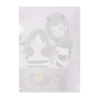 ラッキーチャームのハロウィンファッション Clear File Folder