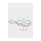 スタローンショップの料理LOVE Clear File Folder