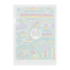 FUCHU SAKURA GARDENのげんきアート展　柴田将人　虹色の魚 Clear File Folder