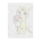 さぼてんのネコミュニケーションのにぃたんと一緒 Clear File Folder
